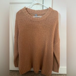 Aerie cozy oversized light brown sweater